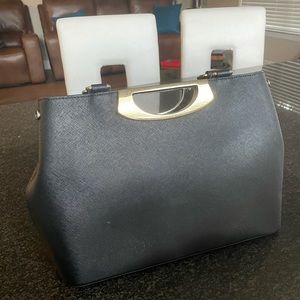 Calvin Klein black and gold handbag